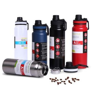 Botella de Agua de Acero Inoxidable con Aislamiento al Vacío de Doble Pared, Personalizada con Logotipo, 32 oz, Térmica, Libre de BPA, para Bebidas Frías y Calientes - Product Image 4