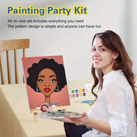 2pcs encadré DIY peinture par numéros homme et femme Art mural moderne image par numéros pour adultes peinture à la main pour cadeau