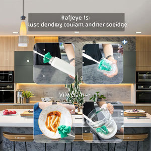 Usine directe à long manche télescopique tasse brosse de nettoyage éponge poils Portable conception pour arbre de noël bébé biberon pin - Product Image 3