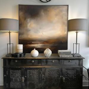 Arte Mural Moderno Abstracto Personalizado, Pintura al Óleo Pintada a Mano, Lienzo Minimalista, Pintura Texturizada 3D para Decoración del Hogar, Arte para Hoteles - Product Image 2