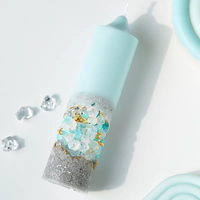 Bougie diffuseur de parfum en cristal faite à la main RuAir, bougies artistiques de luxe en cire de soja naturelle écologique pour Thanksgiving, Noël et les fêtes