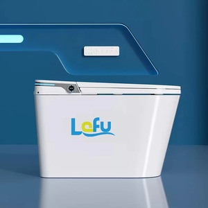 Salle de bain <span class=keywords><strong>Wc</strong></span> intelligent au sol <span class=keywords><strong>Wc</strong></span> Sanitaire Water Closet Auto Open Flush Siphonic Automatic Toilet Bowl - Product Image 4
