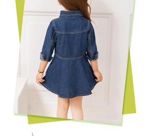 Jupe <span class=keywords><strong>en</strong></span> <span class=keywords><strong>jean</strong></span> crochetée pour le commerce extérieur, nouveau style <span class=keywords><strong>2021</strong></span>, <span class=keywords><strong>robe</strong></span> de princesse pour filles, vêtements de printemps pour enfants moyens/grands - Product Image 6