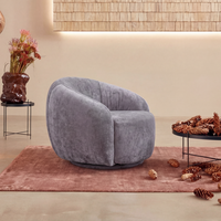 Canapé une place en mousse compressée, design moderne, écologique, durable, gain de place, confortable pour appartement, hôtel, villa, OEM