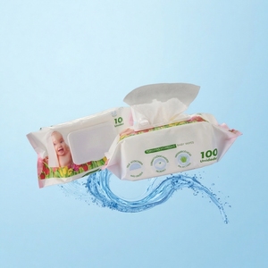Toallitas Húmedas Suaves para Bebé con 99% Agua Pura, Hipoalergénicas, Sin Perfume, Extra Gruesas y Suaves, Paquete de 100 - Product Image 5