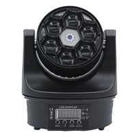 Mini projecteur laser LED RGBW 4 en 1 à effet de faisceau de lumière mobile pour scène, lumière de bar, DJ, disco, 6x15w 100W, lentille asphérique, 95 IP20