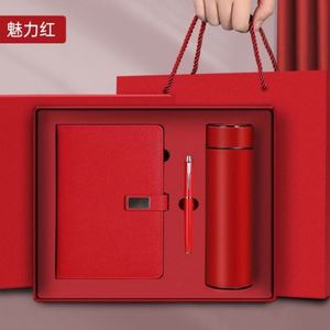 Luxury Business Gift Pack A5 Notebook with Customizable PU Leather Cover Cup Thread Sewing Binding and Pen - Product Image 6