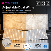 Feuille lumineuse LED flexible bicolore CCT 2700+6500K réglable, SMD2835, feuille de rétroéclairage LED flexible double blanc