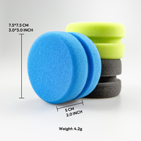 Éponge applicatrice de cire haute densité YS-YO001, tampon de polissage en mousse, lavage facile, personnalisable ODM/OEM, pour l'entretien de la peinture automobile