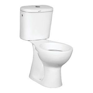 Inodoro de Dos Piezas con Diseño Europeo de Lujo, Montado en el Suelo, con Doble Descarga, Sifón en S y Sifón en P, Certificación Watermark, para Uso en Hoteles - Product Image 1