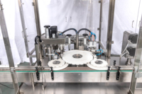Machine de remplissage et de bouchage automatique monobloc rotative pour petits flacons compte-gouttes liquides
