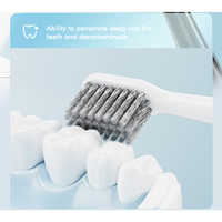 Cepillo de Dientes Eléctrico con Carga Inalámbrica, Resistente al Agua IPX7, Potente, Limpieza Profunda, Cepillo de Dientes Sónico para Adultos