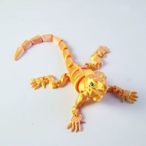 Modèle réaliste de lézard épineux imprimé en 3D en PLA avec articulations mobiles, figurine d'animal de compagnie tendance pour les enfants de 7 à 12 ans - Product Image 2