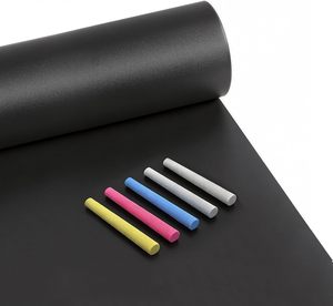 Autocollants Muraux Tableau Noir Adhésifs Personnalisables pour Famille - Rouleau de Papier Peint Tableau Noir - Product Image 1
