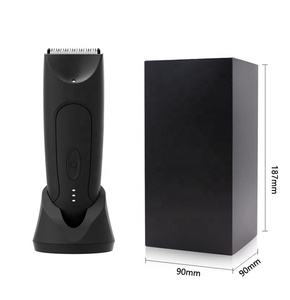 Tondeuse à poils pubiens <span class=keywords><strong>pour</strong></span> homme, lame en céramique rechargeable, imperméable, douce et sans danger <span class=keywords><strong>pour</strong></span> les peaux sensibles, <span class=keywords><strong>pour</strong></span> le corps et les parties intimes - Product Image 3