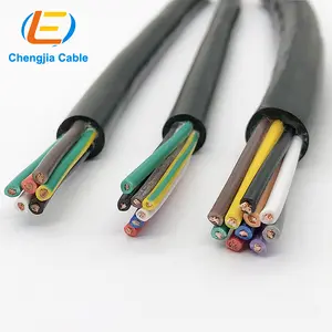 Pvc Insulation 9G05Mm2 3G075Mm2 Power Cable For Robot 4X24awg