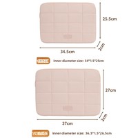 Housse d'ordinateur portable personnalisée en tissu doux rembourré, antichoc, pour ordinateur portable 14 15,6 pouces, légère, pour les voyages d'affaires, le bureau