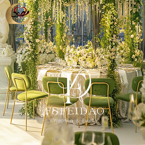 Stainless Steel Frame <b>Dining</b> Chair <b>White</b> Leather Cushion Modern Design for Wedding Banquet Events Hotel Outdoor Apartment - Product Image 3