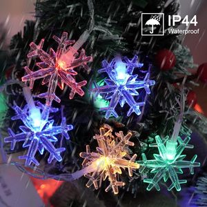 Luces de Navidad con Forma de Copo de Nieve, Luces Decorativas de Interior con Clasificación IP44, Regulables, Blanco Cálido, para Dormitorio, Hogar, Jardín, Fiesta - Product Image 4