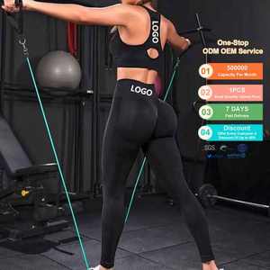 Set di Legging ad alto impatto per donne senza soluzione di continuità Yoga Set di lifting glutei <span class=keywords><strong>da</strong></span> <span class=keywords><strong>corsa</strong></span> dietro reggiseno sportivo completo <span class=keywords><strong>da</strong></span> palestra per allenamento Slim Fit - Product Image 1