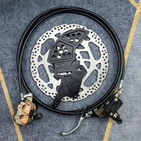 JFGRACING Ensemble de frein arrière personnalisé avec logo laser, support de disque de frein, disque de frein hydraulique pour Surron Ultra Bee Surron Light Bee
