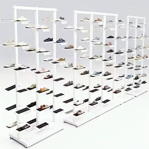 Exhibidor <span class=keywords><strong>de</strong></span> Zapatos y Tenis Metálico Moderno Personalizado para Tiendas Comerciales - Product Image 5