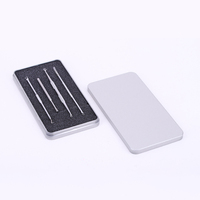 Boîte en fer blanc imprimée personnalisée 170x90x15mm Boîte de rangement pour pince à cils Rectangle pour paquet de pilules de snack alimentaire