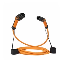 Câbles de charge rapide pour véhicules électriques 16A IEC62196 T2-T2, câble de chargeur EV