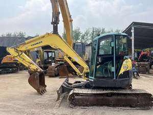 Mini-excavatrice Yanmar Vio80 d'occasion, 8 tonnes, excavatrice sur chenilles avec moteur et pompe, modèle 2021, testée et inspectée - Product Image 6