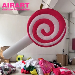 Globo Inflable Decorativo con Forma de Piruleta para Colgar en el Techo, Ideal para Fiestas Navideñas y Actividades Festivas, Decoración para Librerías - Product Image 3