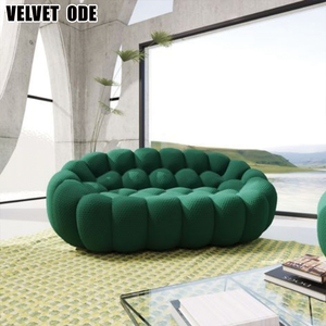 Divano Bubble in Stile Designer Italiano Moderno, Tessuto Bouclé Premium, Rivestimento Sfoderabile, per Appartamenti e <span class=keywords><strong>Arredamento</strong></span> Interno - Product Image 2