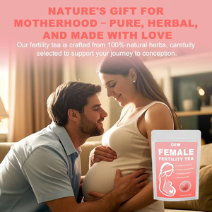 Thé aux herbes pour la fertilité féminine OEM, favorise l'ovulation et l'équilibre hormonal, 20 sachets de thé, 3,5 g par sachet, boîte, bien-être naturel - Product Image 3