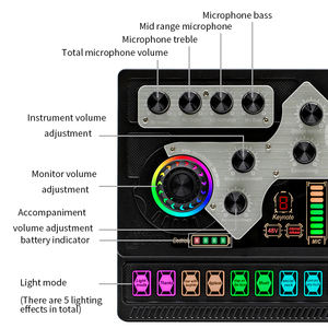 Mezclador Bluetooth SX96, <span class=keywords><strong>Tarjeta</strong></span> <span class=keywords><strong>de</strong></span> <span class=keywords><strong>Sonido</strong></span> con Efectos <span class=keywords><strong>de</strong></span> <span class=keywords><strong>Sonido</strong></span> DSP <span class=keywords><strong>de</strong></span> <span class=keywords><strong>32</strong></span> <span class=keywords><strong>bits</strong></span>, Transmisión en Vivo Multicanal Síncrona, Reducción Inteligente <span class=keywords><strong>de</strong></span> Ruido - Product Image 5
