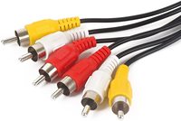5 pi RCA VERS RCA M à M 3RCA Audio Vidéo Câble Composite Cordon Câble AV pour TV DVD VCD