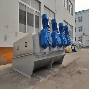 <span class=keywords><strong>Prensa</strong></span> de <span class=keywords><strong>tornillo</strong></span> apilada para tratamiento de lodos, máquina deshidratadora de lodos oleosos, controlada por PLC, 200L/hora, 1 año de garantía - Product Image 4