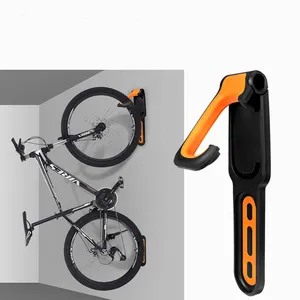 <span class=keywords><strong>Support</strong></span> <span class=keywords><strong>mural</strong></span> pour vélo de route VTT <span class=keywords><strong>Support</strong></span> de vélo suspendu fixe avec boucle de stationnement pour le stockage - Product Image 1