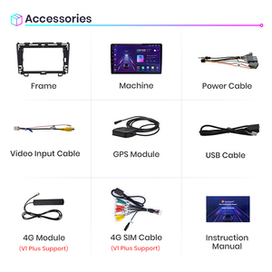 Junsun เครื่องเสียงรถยนต์ระบบแอนดรอยด์ V1ไร้สาย CarPlay สำหรับฮอนด้า CR-V 3 re CRV 2007-2011วิดีโอมัลติมีเดียในรถยนต์ - Product Image 6