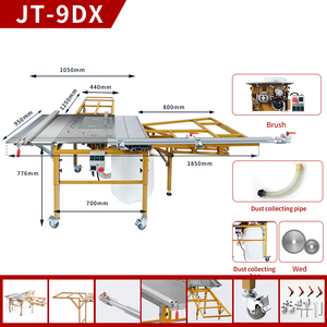 Zhongshan JZY Cưa Bàn Trượt JT-9D Máy Cưa Hỗn Hợp Không Bụi Gỗ Cưa Bàn Nâng Cưa Bàn Gỗ - Product Image 6