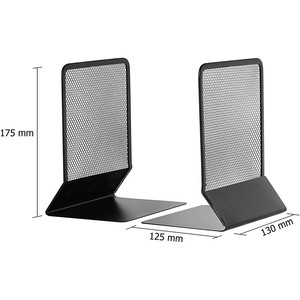 Le meilleur serre-livres moderne en maille métallique 2 pièces porte-livres de bureau ensemble de serre-livres en maille métallique - Product Image 3