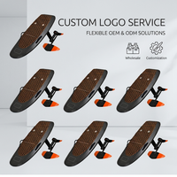 Planche de surf électrique en fibre de carbone Efoil Orange Noir Jet Power Hydrofoil avec batterie et hélice pour sports nautiques - Vente en gros