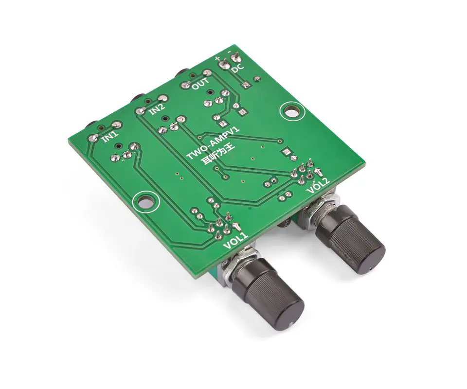 Mixer di segnale Audio Stereo 2Way scheda di missaggio Multi-canali per uscita amplificazione unidirezionale auricolare amplificatore Audio