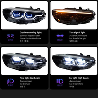 Nouveaux phares LED de style laser AURON 4 Series M4 F32/F36/F82 12V 6000K 36W 2014-2019 Blanc Retrofit