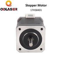 QDLASER 4-Plomb Nema 17 Moteur pas à pas 42 Moteur 17HS8401 48mm/78Oz-in/1.8A CE 42BYGH 1.7A(17HS8401) moteur de Laser de COMMANDE NUMÉRIQUE PAR ORDINATEUR et 3D Imprimante