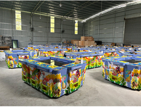 QIQU 2025 nouveau Design amérique le plus populaire Machine de jeu de tir de poisson 55 pouces 8 joueurs armoire détachable