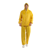 Ensemble veste et pantalon imperméable haute visibilité pour le camping en plein air et la moto, OEM disponible