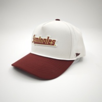Casquettes de golf trucker 5 panneaux en tissu Dobby à motif Argyle, Léopard, Pois, avec logo personnalisé en caoutchouc PVC et broderie manuelle, pour le sport et les loisirs, vente en gros OEM ODM