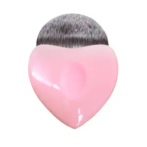 Heart-Shaped Face Kabuki Contour Foundation Smudge Cosmetic Makeup Brush For Concealer Eyeshadow Blusher