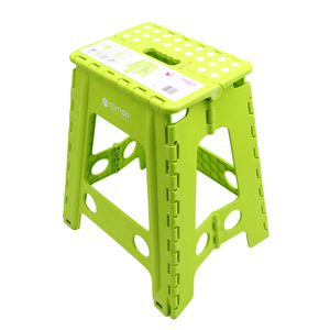 18 Inch <strong>Chairs</strong> with Handle Ladder Non Slip Plastic <strong>Folding</strong> Step Stool Foot Rest Assistance Riser for Kids Adult <strong>Kitchen</strong> Bathroom - Product Image 1