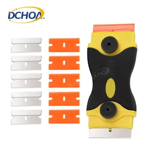 DCHOA Double Sides Plastic Razor Blade Scraper Glass cleaning blade