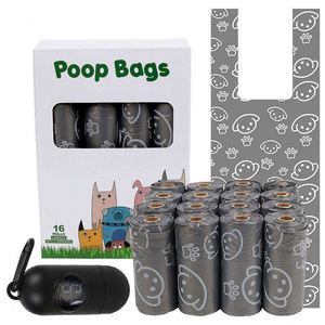Support de sacs à déjections canines 2026, haute qualité, durable, avec mousqueton métallique et sacs longue durée, vente chaude - Product Image 5